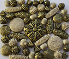 Cream Bronze Jewellery Making Beads Mix - Sold as Seen!