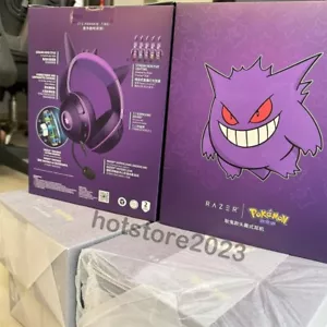 New Razer x Pokémon Gengar Kraken V3 X Wired Headset Headphone Limited Edition - Picture 1 of 4