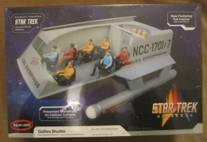 1:32 Polar Lights Star Trek Galileo Shuttle w/ Full Interior & Crew 995 Sealed - Picture 1 of 6