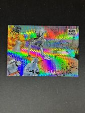 The Battle of Hoth 2021 Topps Chrome Star Wars Galaxy Prism Refractor Card #60