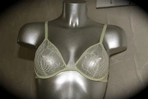 Luxurious Silk Bra Pistachio ERES Loulou T 85B US 32B New Value 270€ - Picture 1 of 3
