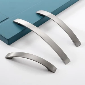 Brushed Nickel Cabinet Handles Bar Pulls Kitchen Hardware Stainless Steel Pull - Picture 1 of 14