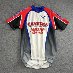 Camiseta deportiva de ciclismo Carrera Zanzini Bike Team para hombre 2XL, roja blanca azul manga corta - Imagen 1 de 5
