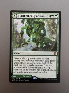 Turntimber Symbiosis Zendikar Rising MYTHIC RARE NM/M Magic The Gathering Land - Picture 1 of 2