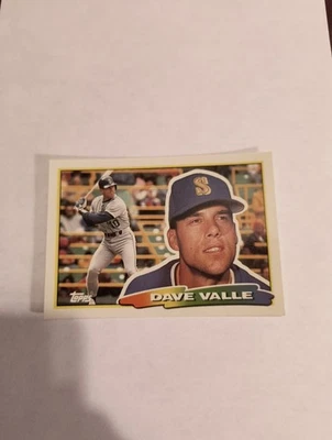 DAVE VALLE 1988 TOPPS BIG CARD #210 FREE SHIPPING - Image 1 of 2