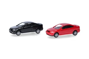 HERPA - OPEL Coupé nero e rosso - 2 pezzi da assemblare - 1/87 - HER014106 - Foto 1 di 4