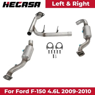 For Ford F150 F-150 4.6L 2009-2010 Left & Right Direct Fit Catalytic Converter - Image 1 of 4