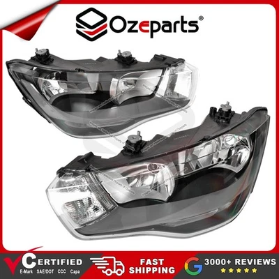 Pair LH+RH Head Light Front Lamp (Halogen) For Audi A1 8X Series 1 2010~2015 - image 1 of 4