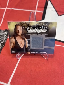 2010 Topps WWE Elimination Chamber Mat Relics Undertaker #EC-15 - Picture 1 of 4
