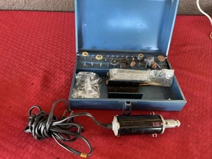 Vintage Dremel Moto Tool Model 1 Metal Box + Accessories - Picture 1 of 9