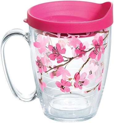 Suministros de fiesta japoneses en flor de cerezo, transparentes, 16 oz Foto 1 de 4