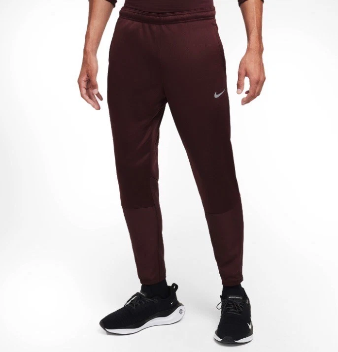 Nike Sphere Challenger Therma-FIT Running Pants Burgundy FZ1113-652 Men's Size M