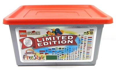 Lote de tijolos soltos LEGO System Freestyle 25 anos edição limitada caixa #3028 - Imagem 1 de 4