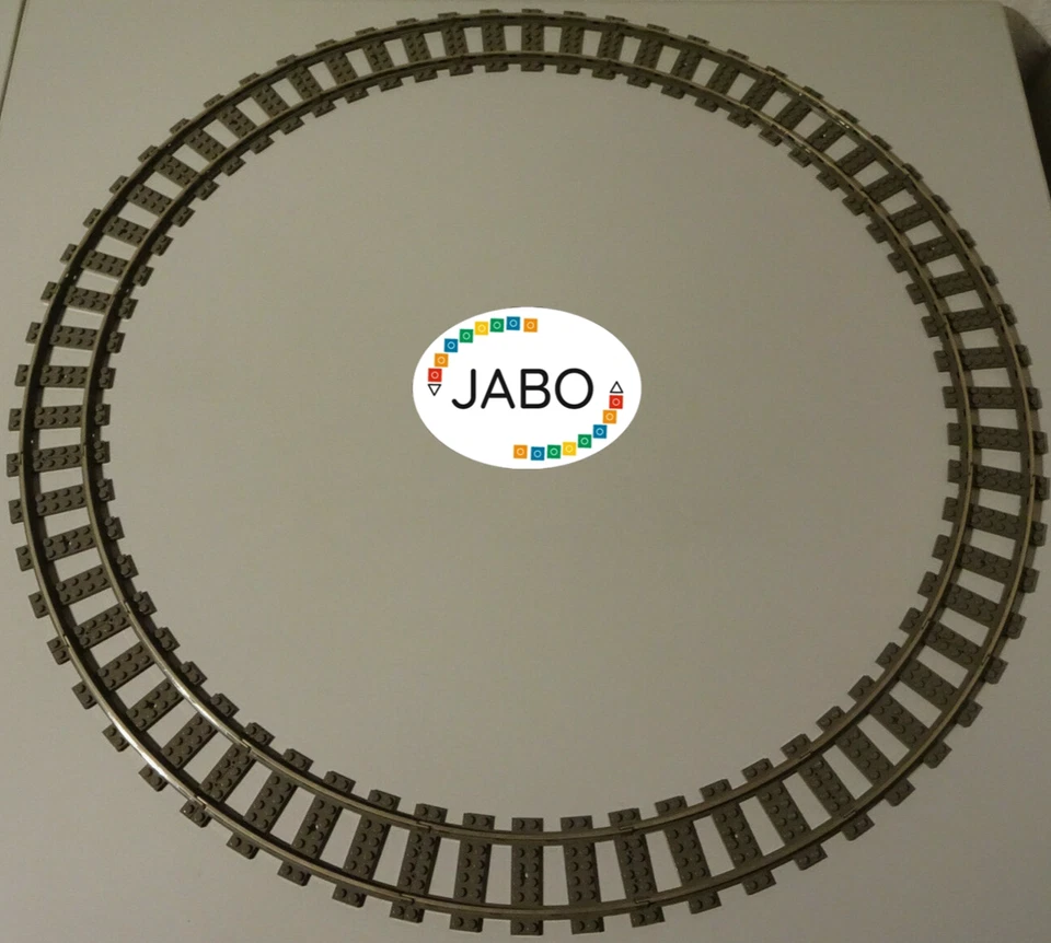 ( A18 ) Lego 4520 9V 16x gebogene Schienen Kreis Kurve Eisenbahn 10020 10022 - Bild 1 von 1