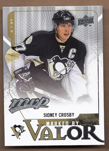 2008-09 Upper Deck MVP Marked by Valor #MV7 Sidney Crosby  HKY - Image 1 of 1