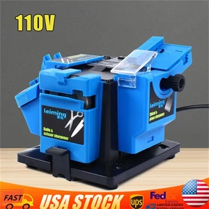 Afilador de brocas eléctrico multifunción tijera/cuchillo taladro herramienta de afilado - Imagen 1 de 11