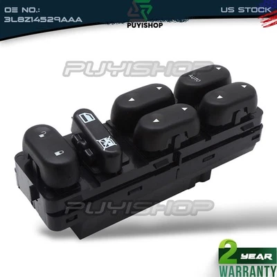 Electric Master Window Door Switch For 2001-2006 Mazda Tribute Front Driver Side - Imagem 1 de 4