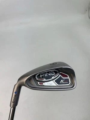 Ping K15 6 Iron / Blue Dot / Ping AWT Regular Flex Steel / Left Hand /9155 - Image 1 of 4