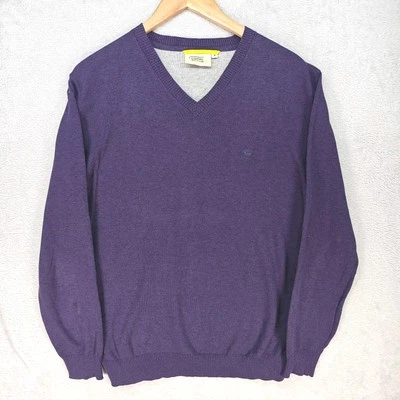 Camel Active Pullover Herren Sweatjacke Gr. M Blau Strickpullover 100% Baumwoll - Bild 1 von 4