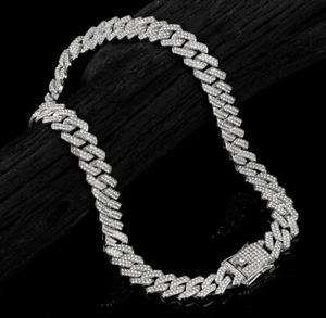 Iced Out Mens Luxury Chain | 18 Inches - Picture 1 of 6