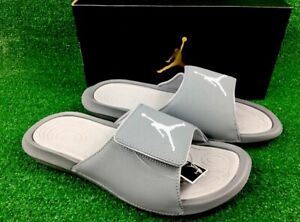 Nike Air Jordan Hydro 6 Men's Slides Sandals Size 9 Wolf Grey 881473 004 NEW
