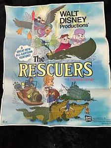 LOS RESCATISTAS - Orig. Póster de la película Advance US 1977 (18,5"X21,5") - Walt Disney - Imagen 1 de 8