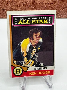 1974-75 Topps - Ken Hodge - #128  Boston Bruins - Picture 1 of 2