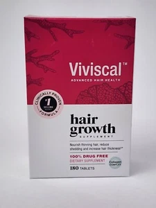 Viviscal Advanced Hair Heath Hair Growth Supplement 180 Tablets Exp 02/2026 - Picture 1 of 4