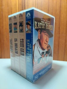 John Wayne collector Western movie VHS set - Picture 1 of 5