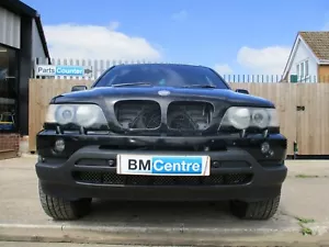 BMW E53 X5 2000-2003 PREFACE LIFT PASSENGER SIDE WING EN NEGRO NEGRO BREAKING - Imagen 1 de 3