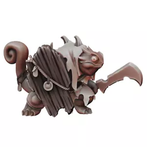 Chameleon Fighter Fantasy Miniature DnD Tabletop Game RPG Manuel Boria - Picture 1 of 1