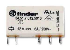 Relé electromagnético 1 pieza 34.51.7.012.5010 12vdc 5 pines - Imagen 1 de 1