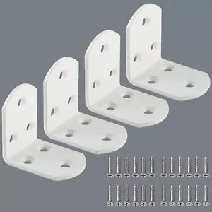 Floating Shelf Brackets4 Pcs Small L Brackets Heavy Duty Corner Brace1.5in Wi... - Picture 1 of 6