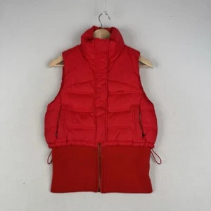 Diesel Insulated Gilet Padded Down Puffer Bodywarmer Weste Jacke Rot Größe Small - Bild 1 von 9