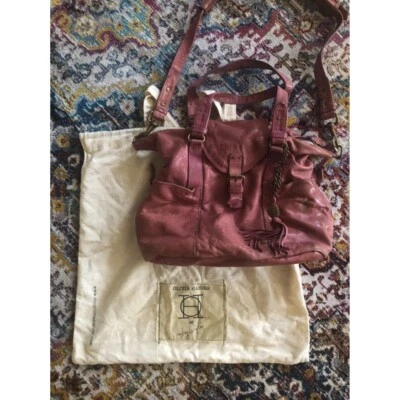 Bolso Cartera/Mensajero Olivia Harris - Cuero Rosa Foto 1 de 4