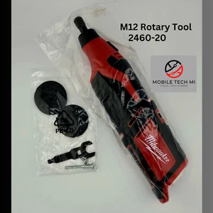 Milwaukee M12 12V 2460-20 Rotary Tool w/ attachments NEW Lithium-Ion Cordless - Picture 1 of 2