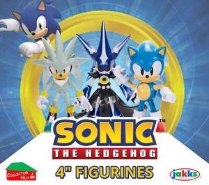 Figuras Sonic the Hedgehog 4" JAKKS Posable Figura con Accesorios - Imagen 1 de 15