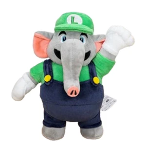 Elephant Luigi Super Mario Bros Wonder Plush Toy Stuffed Animal Figure Doll 8" - Picture 1 of 7