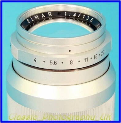 Teleobjetivo Elmar 1:4/135 mm LEICA M hecho por LEITZ Wetzlar en 1961 = ¡PROBADO!! Foto 1 de 4