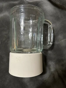 KitchenAid Glass Blender Jar White Replacement Pitcher 40 oz. 5 cups Base Blade - Picture 1 of 8