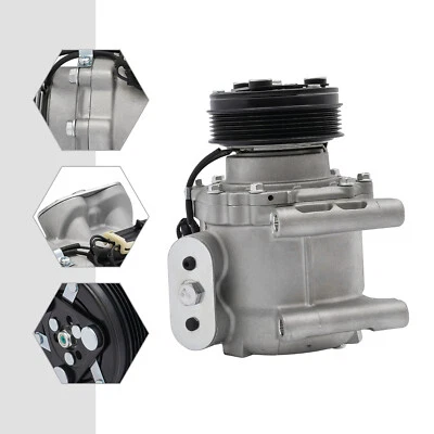 Compresor de aire acondicionado + embrague para Chevy Trailblazer GMC Envoy 4,2 L 2002-2009 Foto 1 de 4