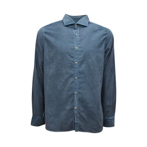 L1005 CAMICIA VELLUTO UOMO ALTEA MAN VELVET SHIRT - Picture 1 of 4