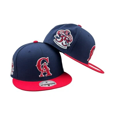 California Angels 35th Anniversary Mitchael & Ness fitted hat Cap - Image 1 of 4