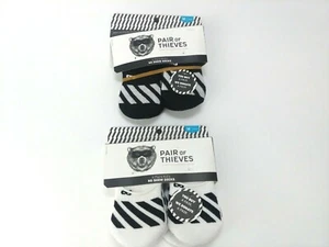 Pair Of Thieves NWT Youth Kids 11-Pair No Show Socks White & Black M 4-8 Years - Picture 1 of 8