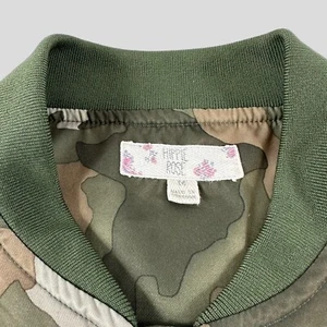 Hippie Rose Women’s Medium Green Camouflage Jacket Full Zip Button Side Pockets - Picture 1 of 16