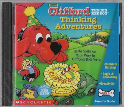 Scholastic Clifford Thinking Adventures for PC, Mac **Brand New Sealed!** - Image 1 of 2