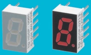 1 x Broadcom hdsp-u213 7-Segment LED-Anzeige, CC rot 5.4 MCD RH DP 8mm - Bild 1 von 1