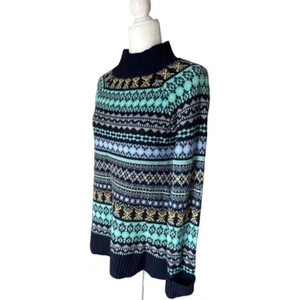 New York & Company Women's Mock Neck Long Sweater; Size Small - Picture 1 of 6