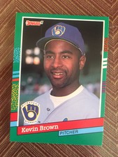 Kevin Brown, Milwaukee Brewers 1991 Donruss baseball card # 674 Sports Collector