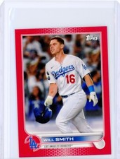 2022 Topps Mini WILL SMITH RED Parallel #83 Los Angeles Dodgers 3/5